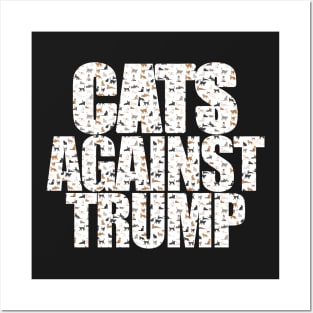 Cats against Trump Posters and Art